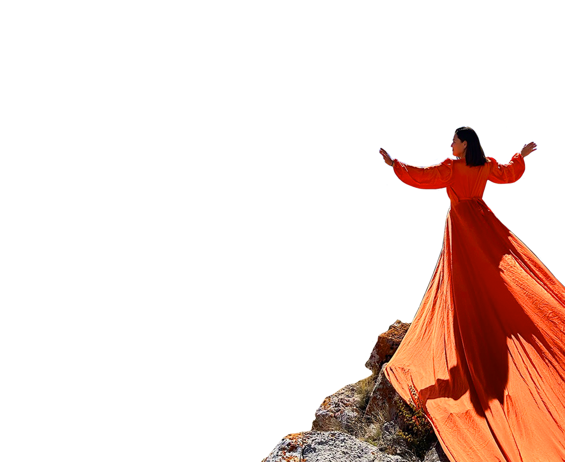 Путешественница на вершине